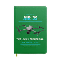Thumbnail for DJI Air 3S design on green notebook