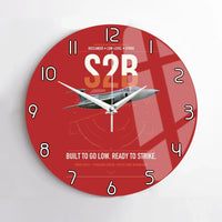 Thumbnail for Blackburn Buccaneer S2B design on red no frame wall clock