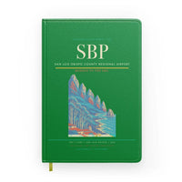 Thumbnail for San Luis Obispo County Regional Airport (SBP) design on green notebook