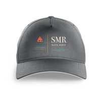 Thumbnail for Simón Bolívar International Airport SMR — Santa Marta (SMR) design on gray printed hat