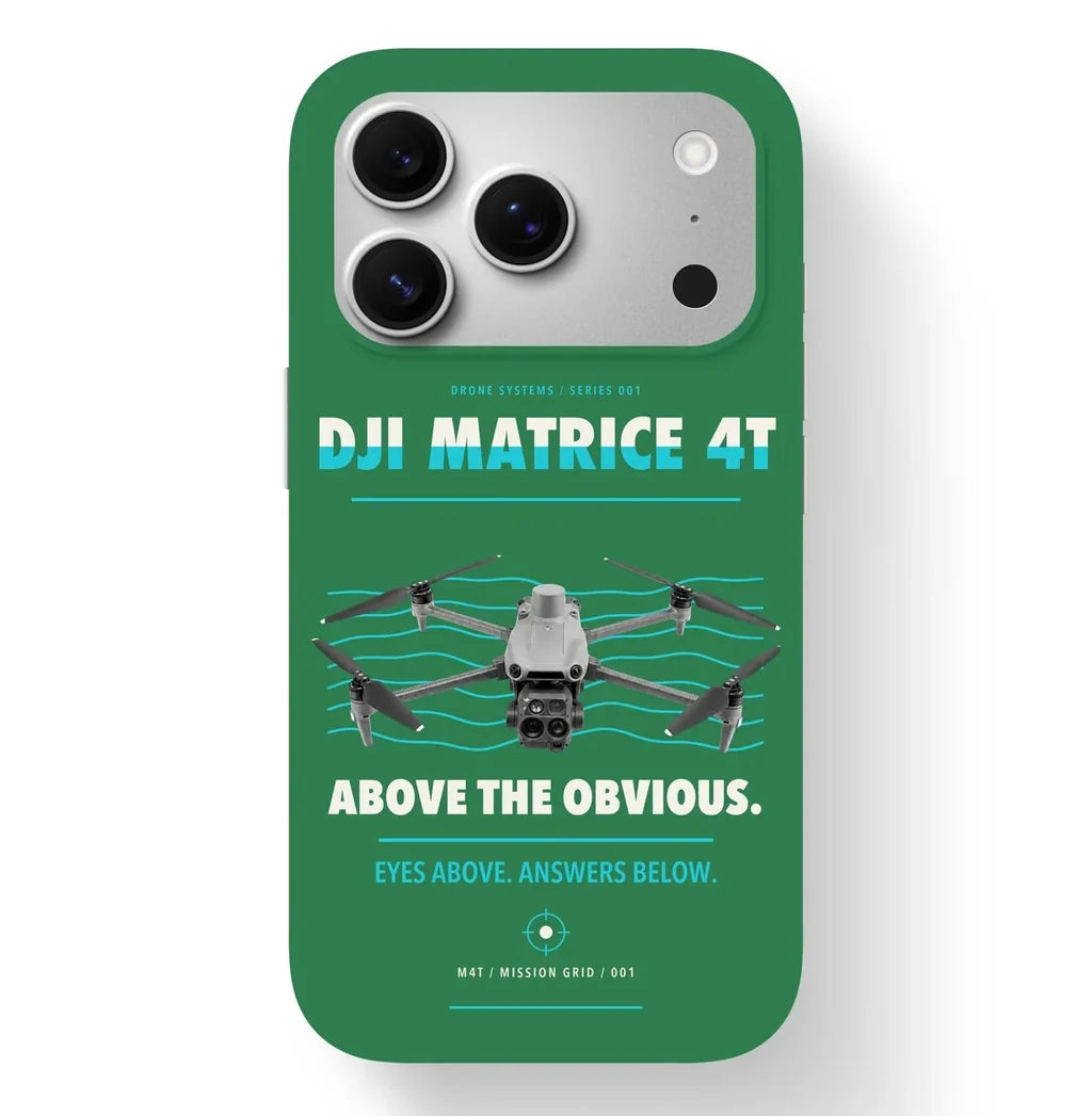 DJI Matrice 4T Case design on green iphone case