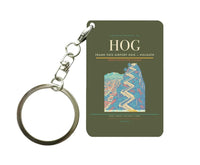 Thumbnail for Frank País Airport (HOG) design on green army key chain