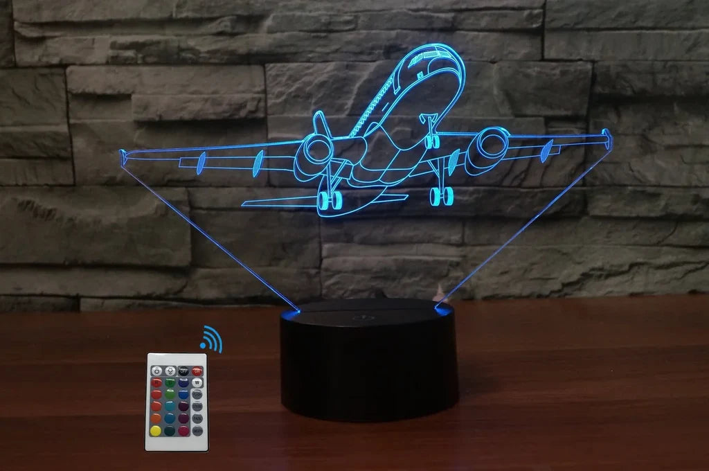 Customisable Airbus A320 3D Lamp - view 10