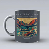 Thumbnail for VINTAGE G4193 - The River Bar Landing - Ceramic Mug design on gray