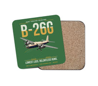 Thumbnail for B-26G Marauder design on green 1 piece coaster