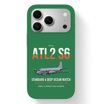 Thumbnail for Atlantique 2 Standard 6 design on green magsafe iphone case, for iPhone 17 Pro
