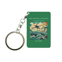 Thumbnail for VINTAGE G4002 - The Channel Crossing - Designed Key Chain design on green