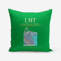 Thumbnail for Klamath Falls Airport (LMT) design on green pillow