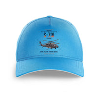 Thumbnail for Sikorsky S-70i FIREHAWK design on light blue printed hat