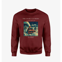Thumbnail for VINTAGE G4105 - The Snow Clearers - Designed Sweatshirts design on winered