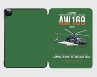 Thumbnail for Leonardo AW169 design on green ipad tablet case