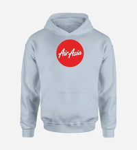 Thumbnail for AirAsia logo printed on light blue hoodie