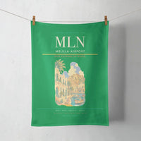 Thumbnail for Melilla Airport (MLN) design on green towel