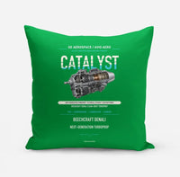 Thumbnail for CATALYST design on green pillow