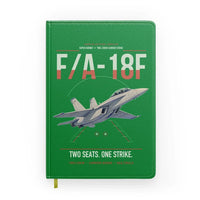 Thumbnail for F-A-18F Super Hornet design on green notebook