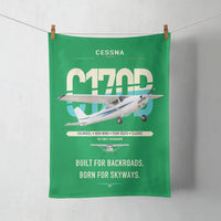 Thumbnail for Cessna 170B design on green towel