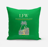 Thumbnail for Lome-Tokoin International Airport (LFW) design on green pillow