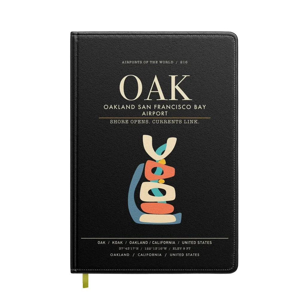 Oakland San Francisco Bay Airport OAK - Black