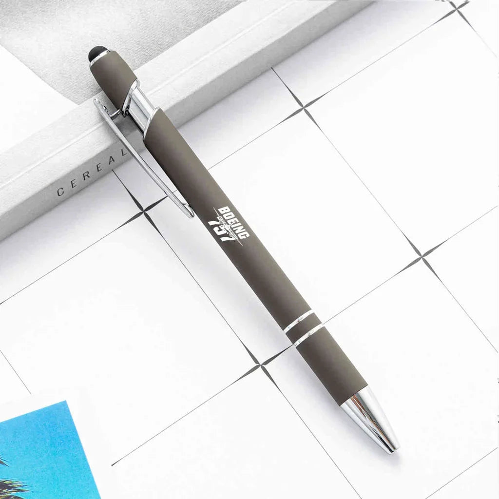 Amazing Boeing 757 touch pen - gray