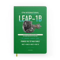 Thumbnail for CFM LEAP-1B design on green notebook