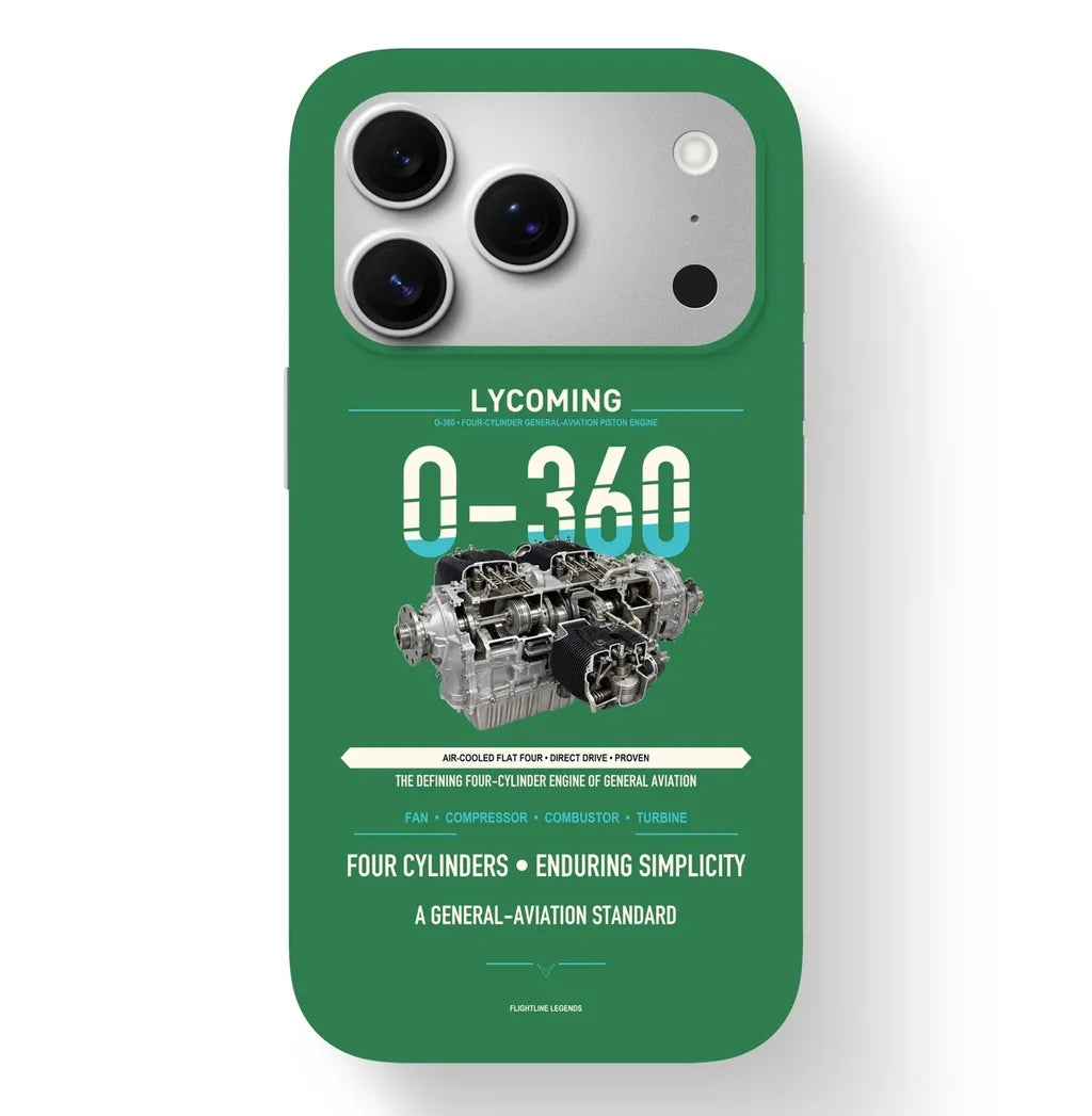 O-360 Case design on green iphone case