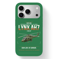 Thumbnail for Westland Lynx AH7 design on green magsafe iphone case, for iPhone 17 Pro