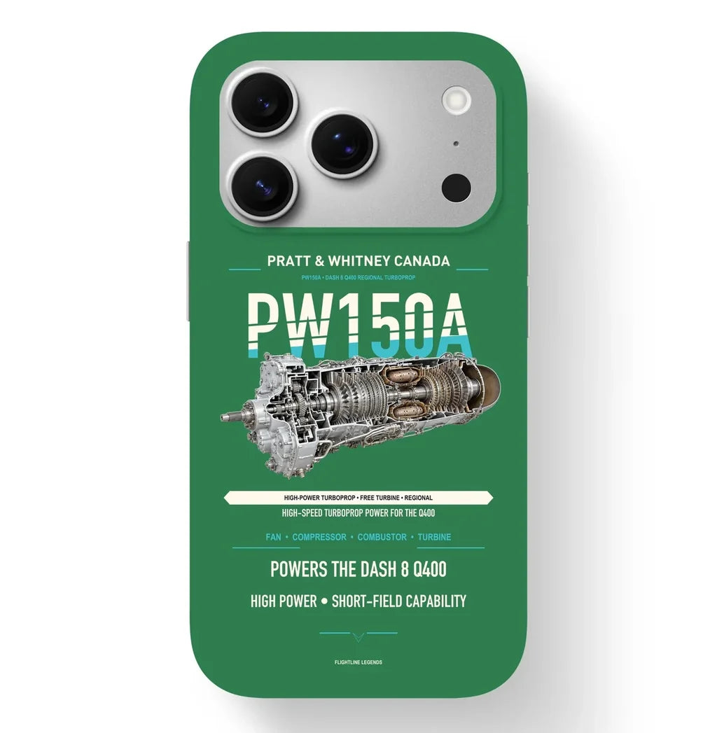 PW150A Case design on green iphone case