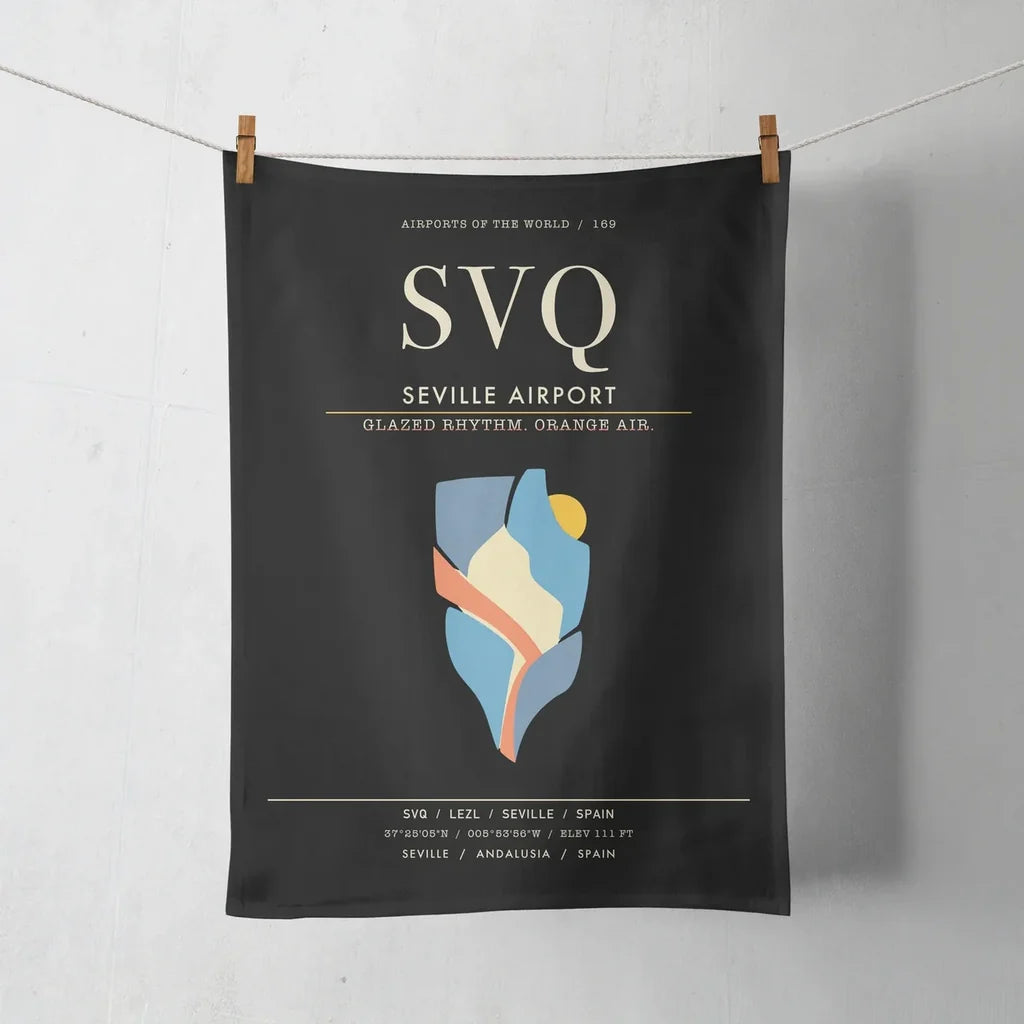 Seville Airport SVQ - Black