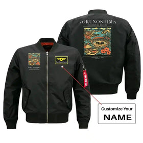 Tokunoshima City Series Bomber Jacket