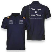 Thumbnail for Customisable Pilot Epaulettes Polo Shirt - view 8