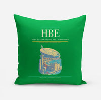 Thumbnail for Borg El Arab Airport (HBE) design on green pillow