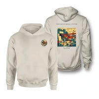 Thumbnail for VINTAGE G4165 - The Barnstormer's Poster - Double-Side Hoodie design on khaki double side