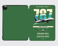 Thumbnail for Boeing 787-8 Dreamliner design on green ipad tablet case