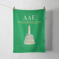 Thumbnail for Rabah Bitat Airport (AAE) design on green towel