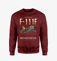 Thumbnail for F-111F Aardvark design on wine red sweatshirt