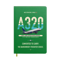 Thumbnail for Airbus A320P2F design on green notebook