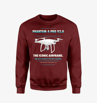 Thumbnail for DJI Phantom 4 Pro V2.0 design on wine red sweatshirt