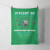 Thumbnail for DJI FlyCart 30 design on green towel