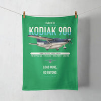 Thumbnail for Daher Kodiak 900 design on green towel