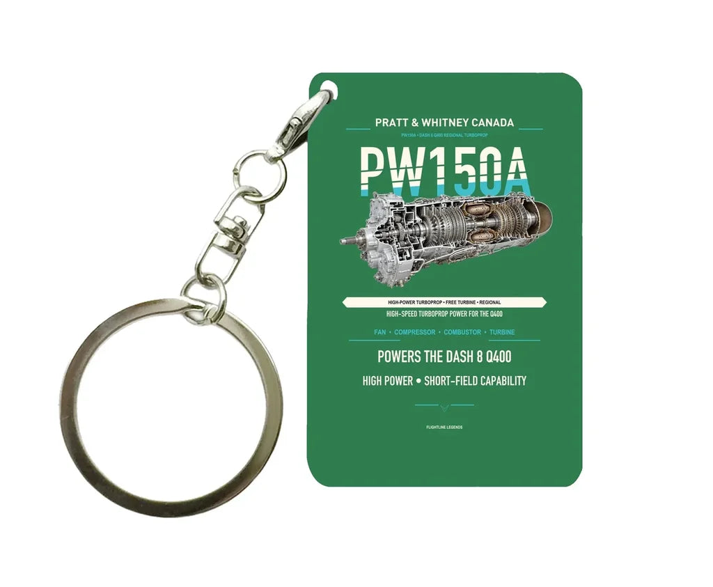 PW150A Key Chain design on green key chain