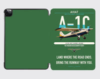 Thumbnail for Aviat Husky A-1C-180 design on green ipad tablet case