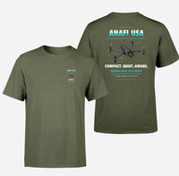 Thumbnail for Parrot ANAFI USA design on green army t shirt