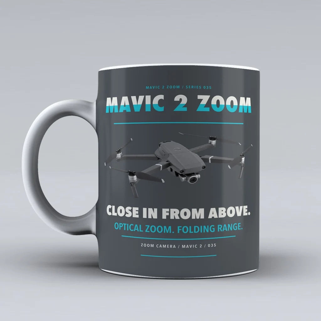 Mavic 2 Zoom Mug design on gray dji