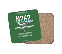 Thumbnail for Nord 262A design on green 1 piece coaster