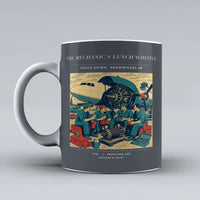 Thumbnail for VINTAGE G4452 - The Mechanic's Lunch Whistle - Ceramic Mug design on gray