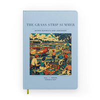 Thumbnail for VINTAGE G4142 - The Grass Strip Summer - Designed Notebooks design on lightblue