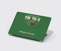 Thumbnail for Savoia-Marchetti SM.79-II Sparviero design on green MacBook case