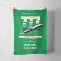 Thumbnail for Boeing 777-200ER design on green towel