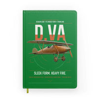 Thumbnail for Albatros D.Va design on green notebook