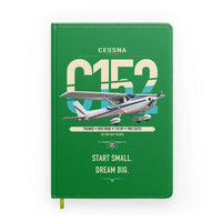 Thumbnail for Cessna 152 design on green notebook